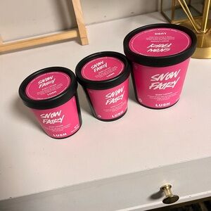 Lush Snow Fairy Body Lotion- 1 large, 2 mediums